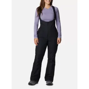 COLUMBIA Women's Iceventure Bib Hiking Pants Size 2X Black Waterproof