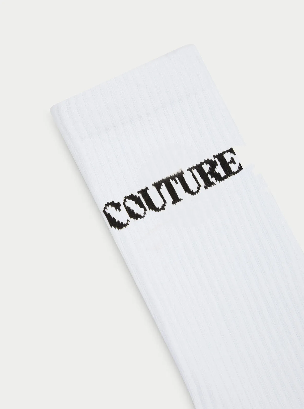 COPYRIGHT SPORTS SOCK - WHITE/BLACK