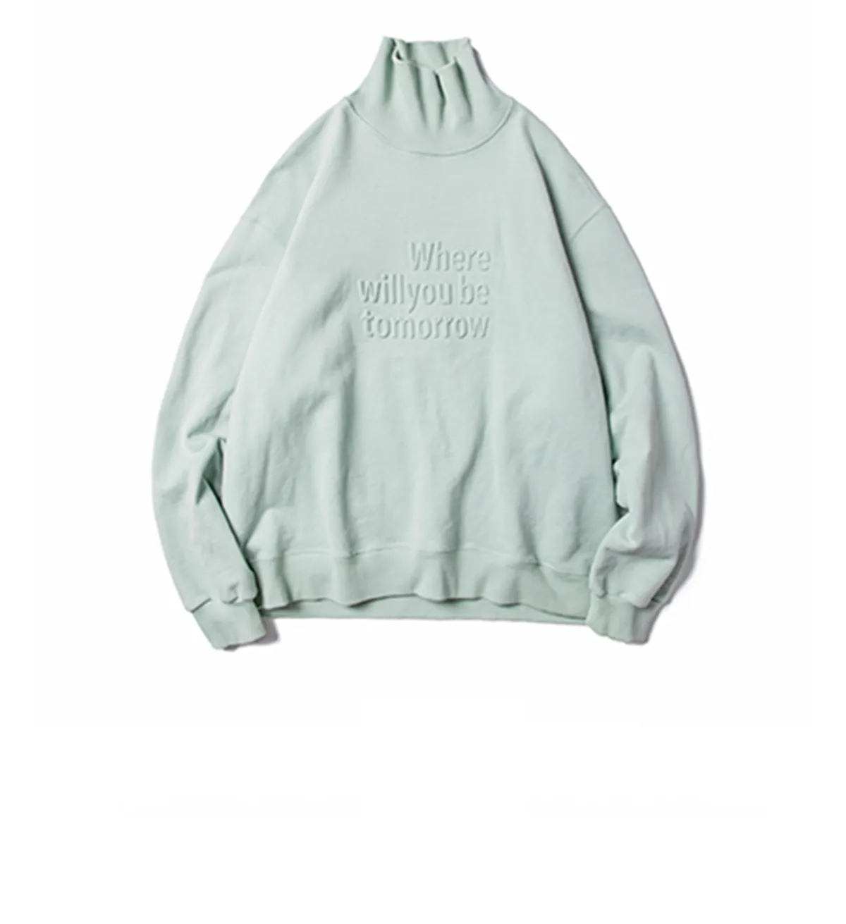 Cotton Turtleneck Sweatshirt