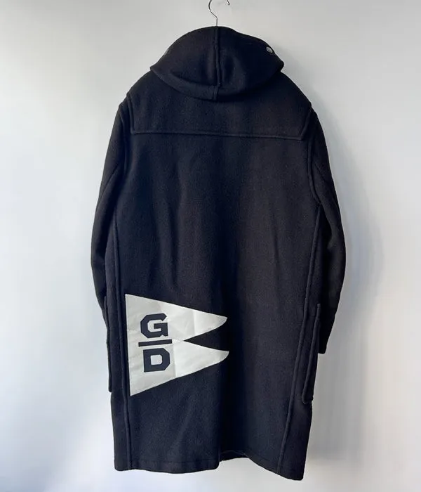 DESCENDANT/MONTY WOOL COAT GLOVERALL (BLACK)