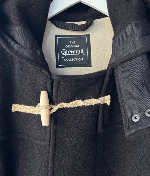 DESCENDANT/MONTY WOOL COAT GLOVERALL (BLACK)