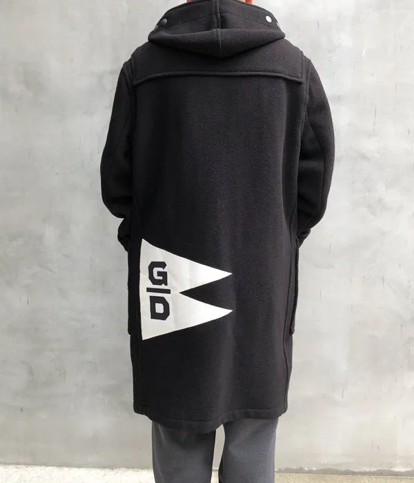 DESCENDANT/MONTY WOOL COAT GLOVERALL (BLACK)