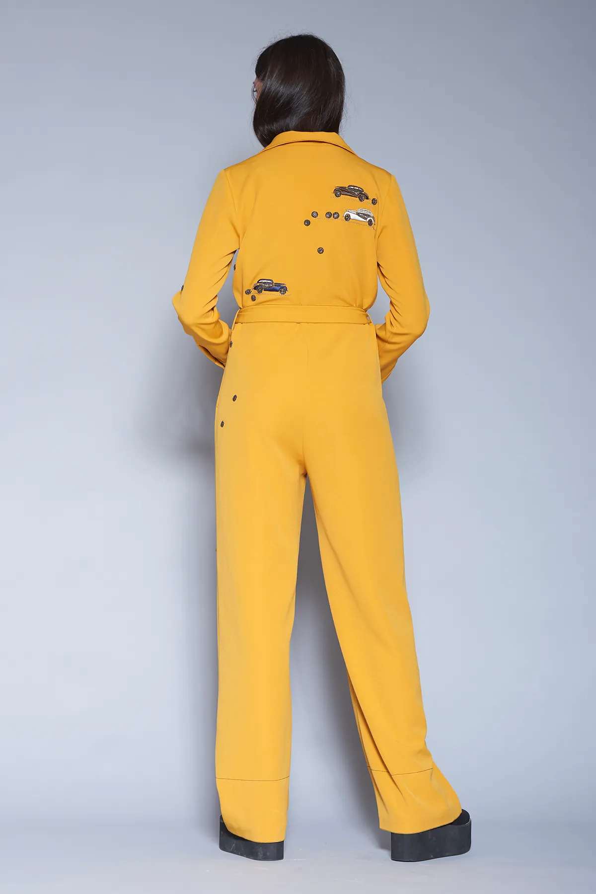 Dinky Car Jumpsuit With Belt
