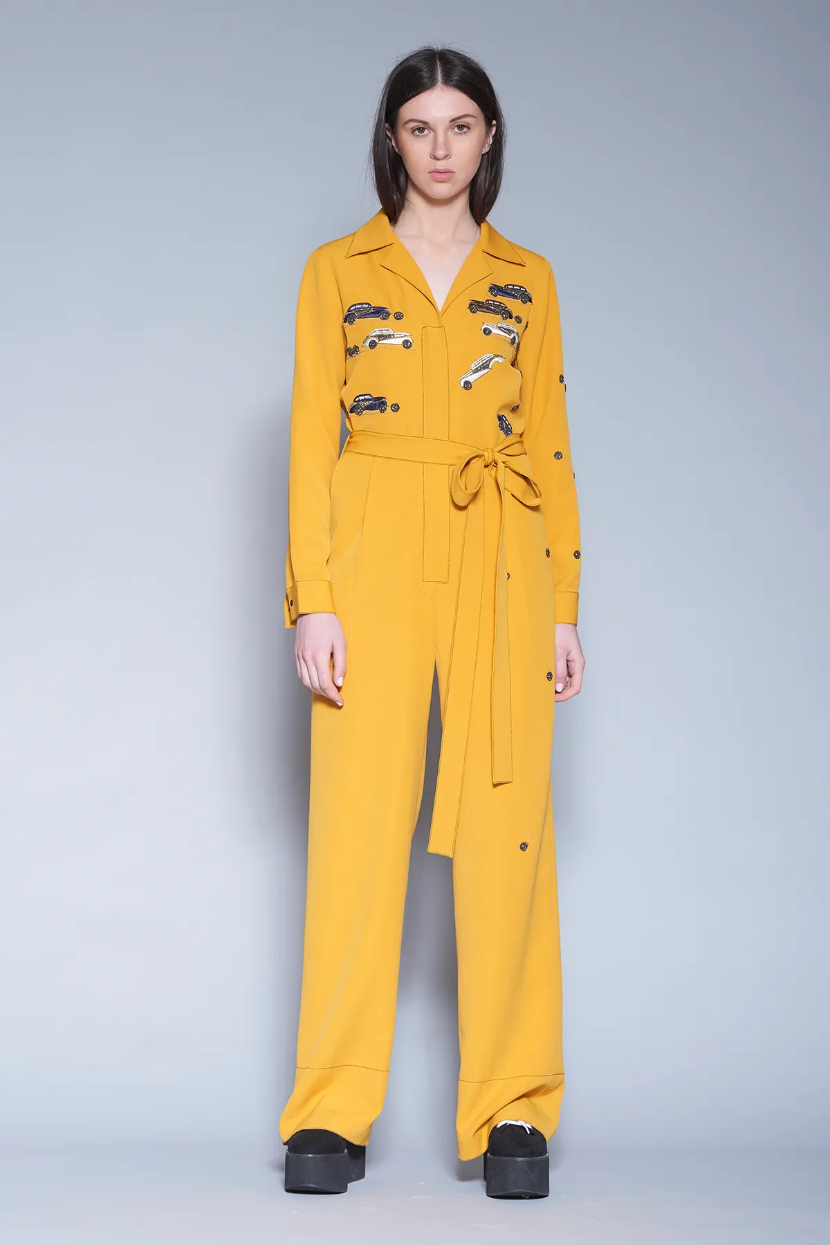 Dinky Car Jumpsuit With Belt