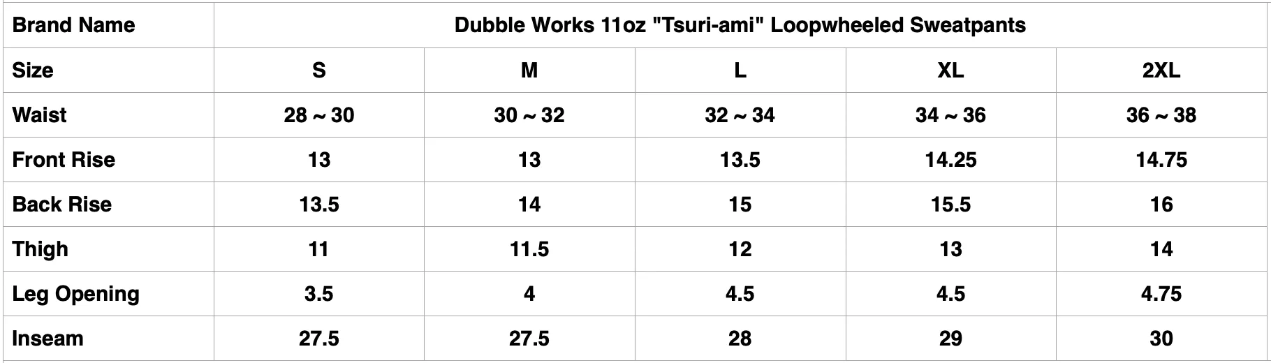 Dubble Works 11oz "Tsuri-ami" Loopwheeled Sweatpants (Heather Charcoal)