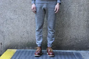 Dubble Works 11oz "Tsuri-ami" Loopwheeled Sweatpants (Heather Charcoal)