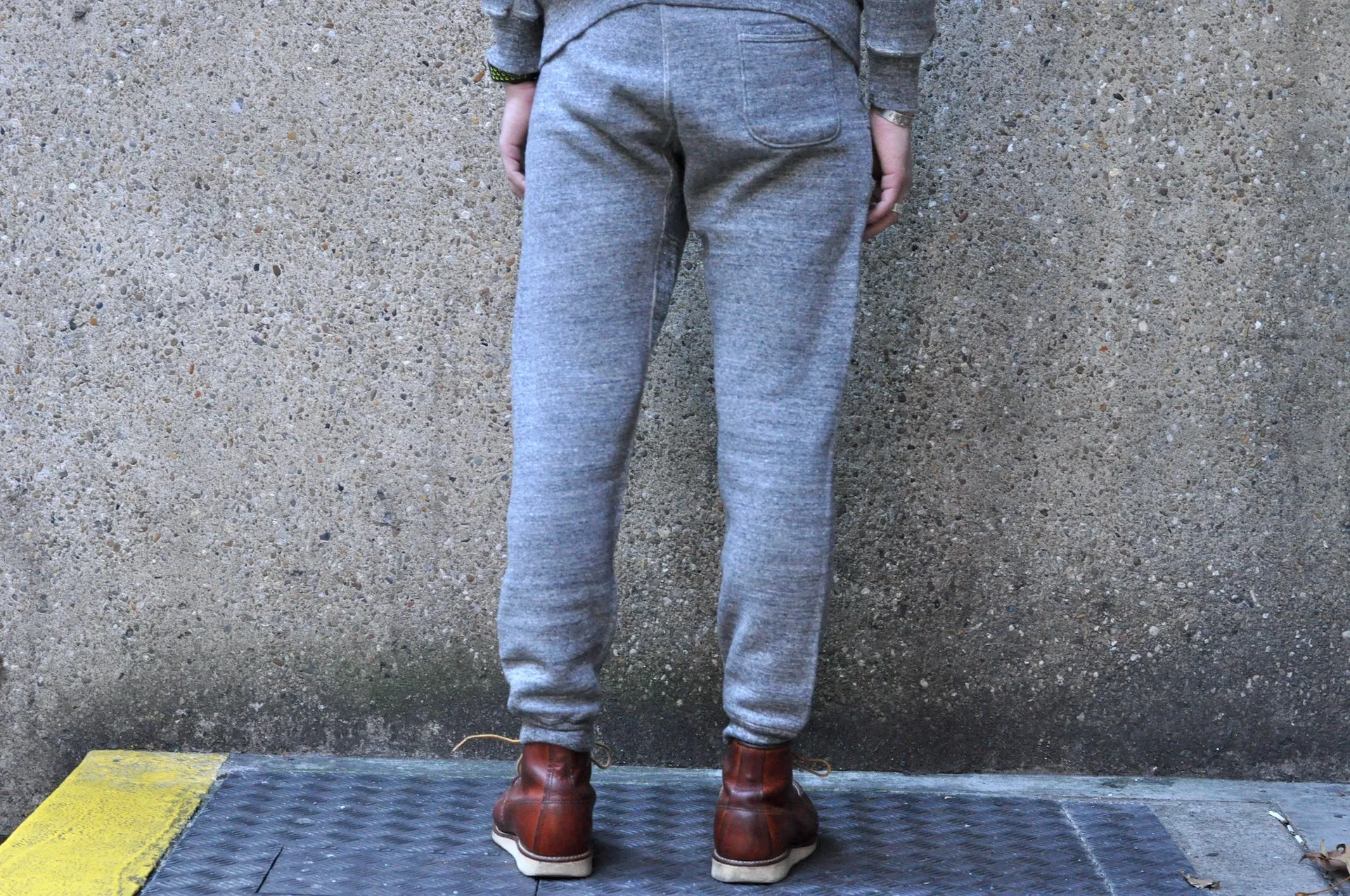 Dubble Works 11oz "Tsuri-ami" Loopwheeled Sweatpants (Heather Charcoal)