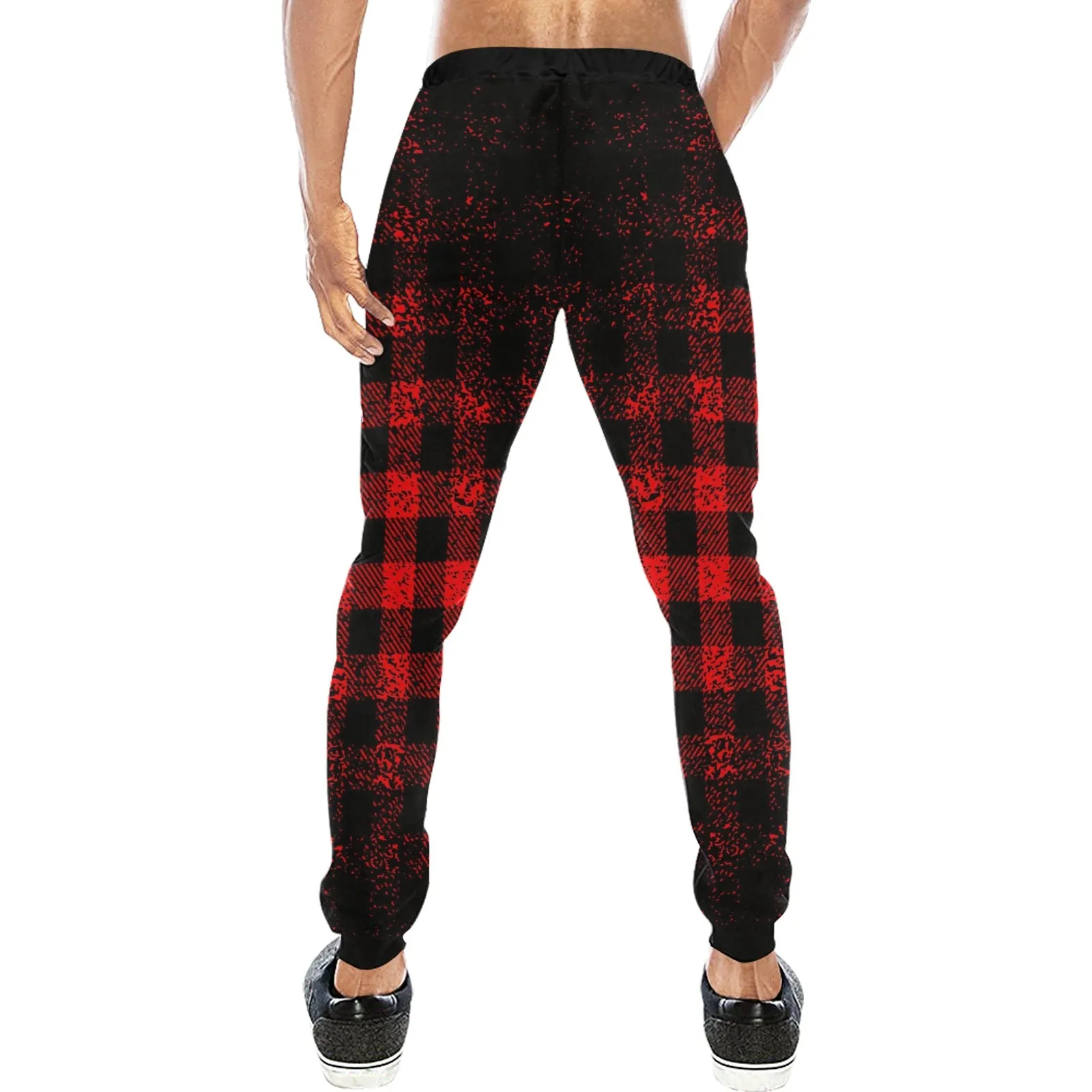 DUSTY PLAID Men's All Over Print Sweatpants