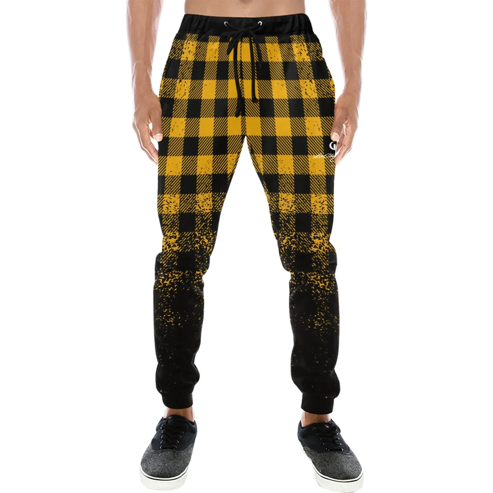 DUSTY PLAID Men's All Over Print Sweatpants