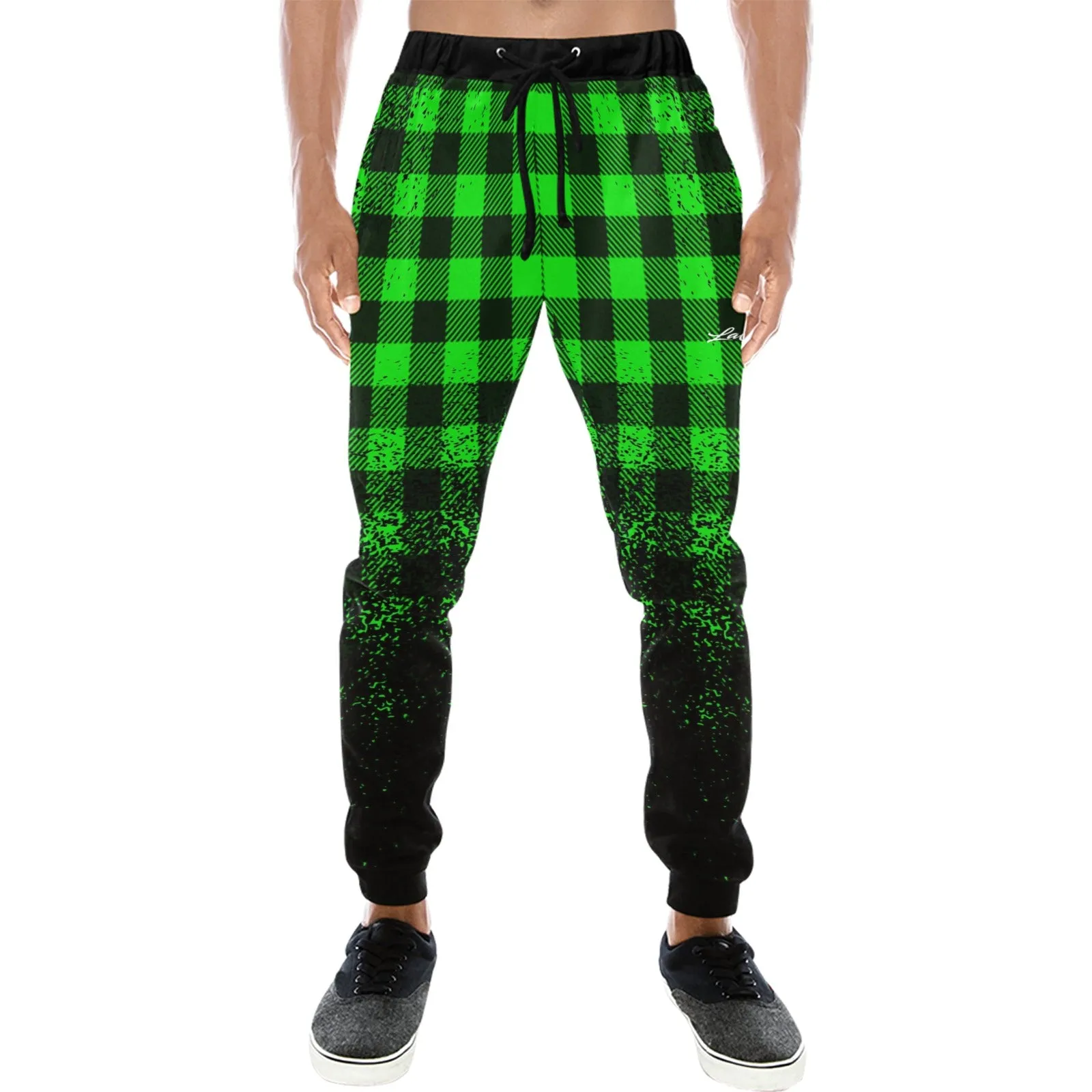 DUSTY PLAID Men's All Over Print Sweatpants