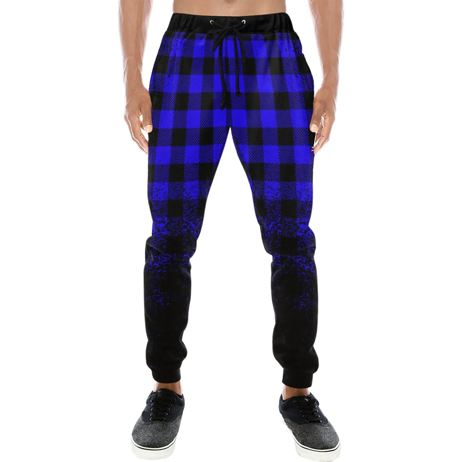 DUSTY PLAID Men's All Over Print Sweatpants