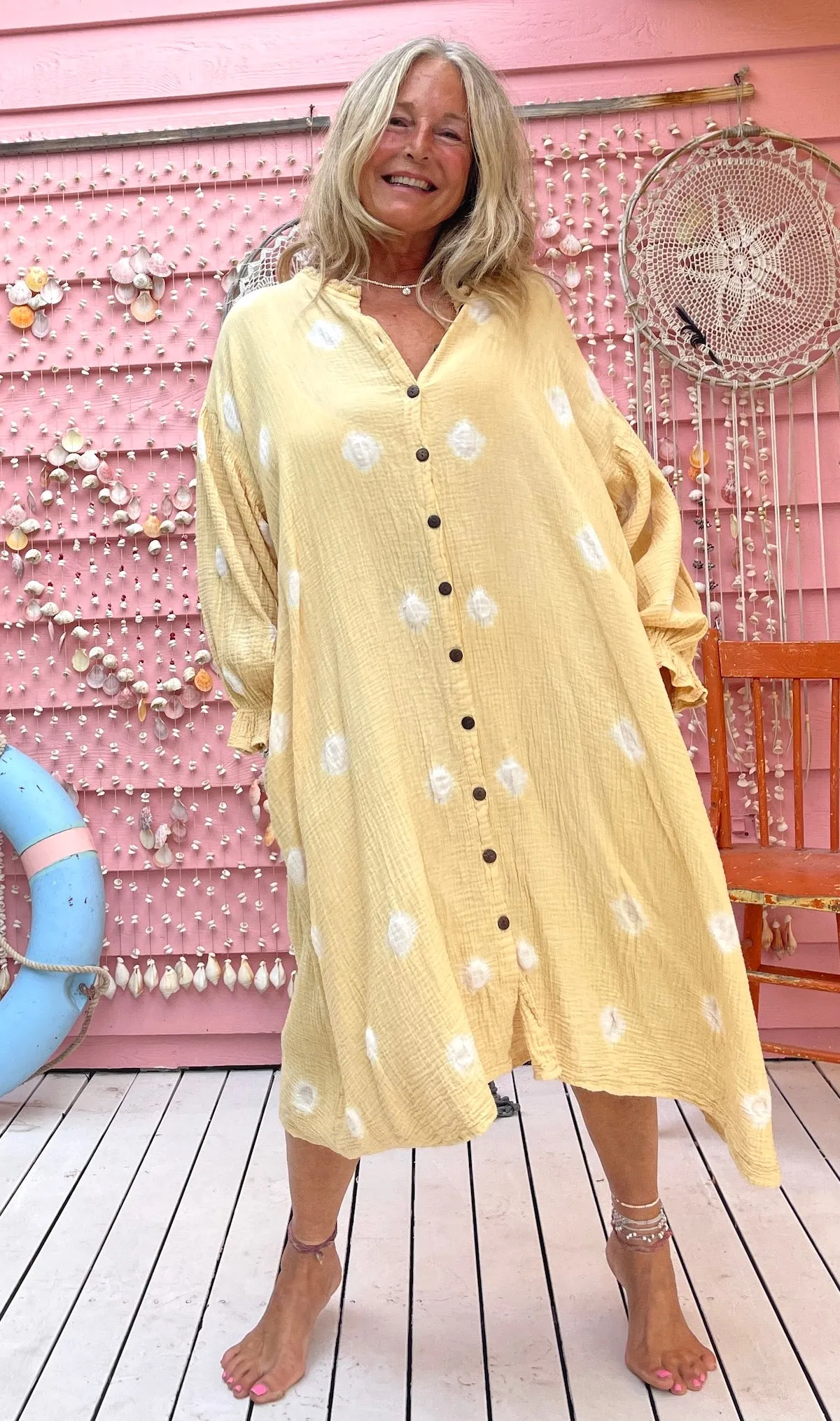 Earth Gypsy Dotty Coat Dress