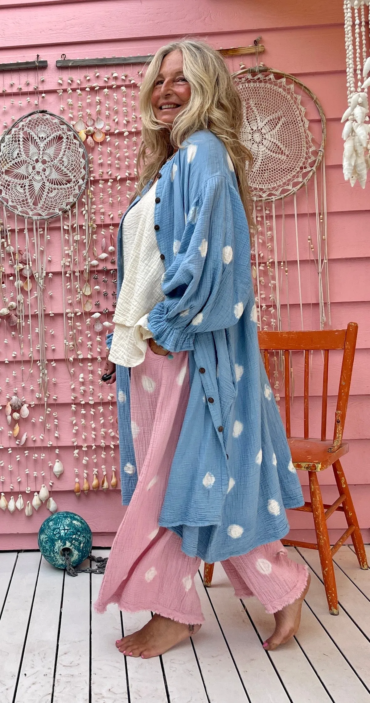 Earth Gypsy Dotty Coat Dress