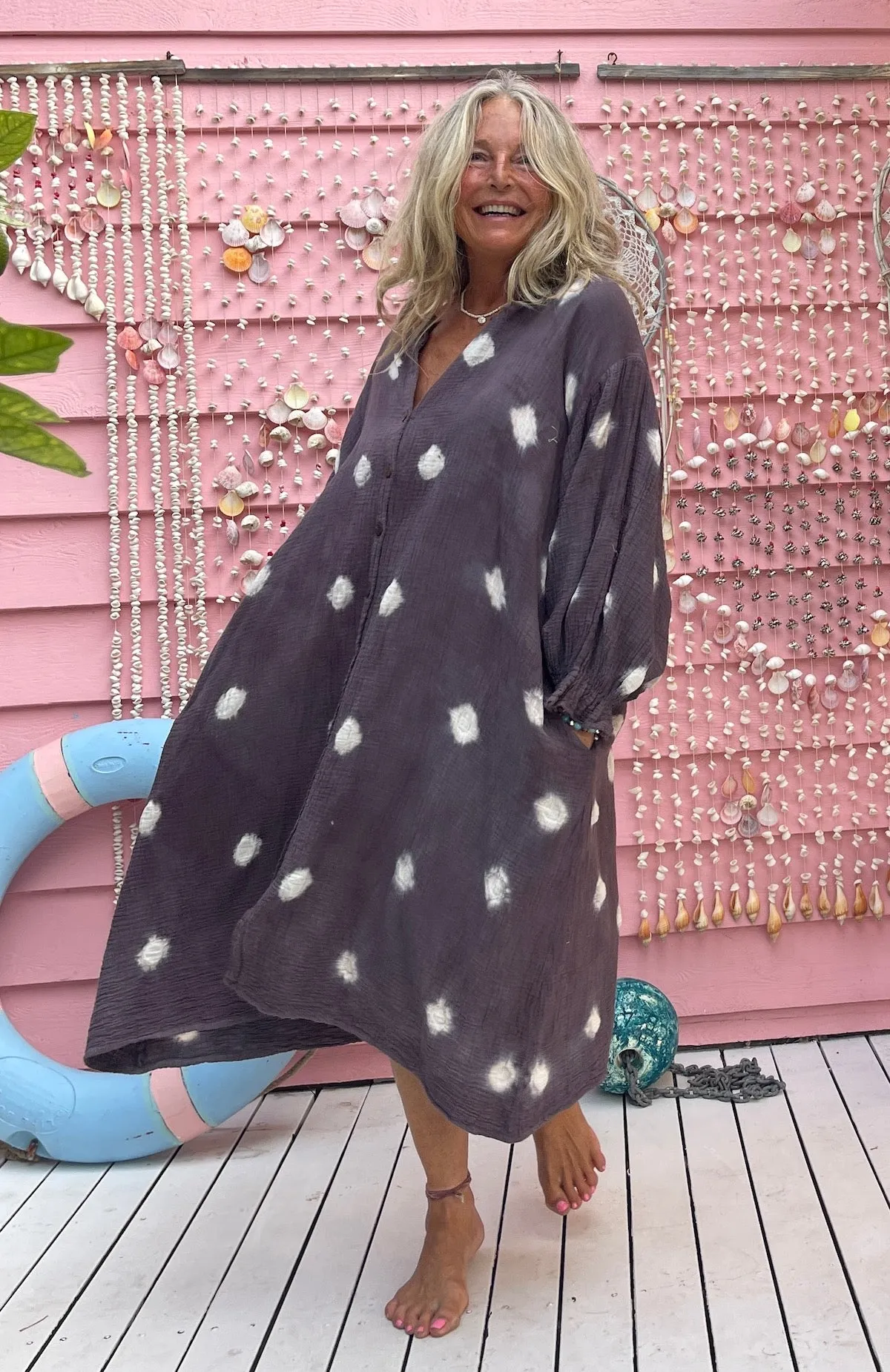 Earth Gypsy Dotty Coat Dress