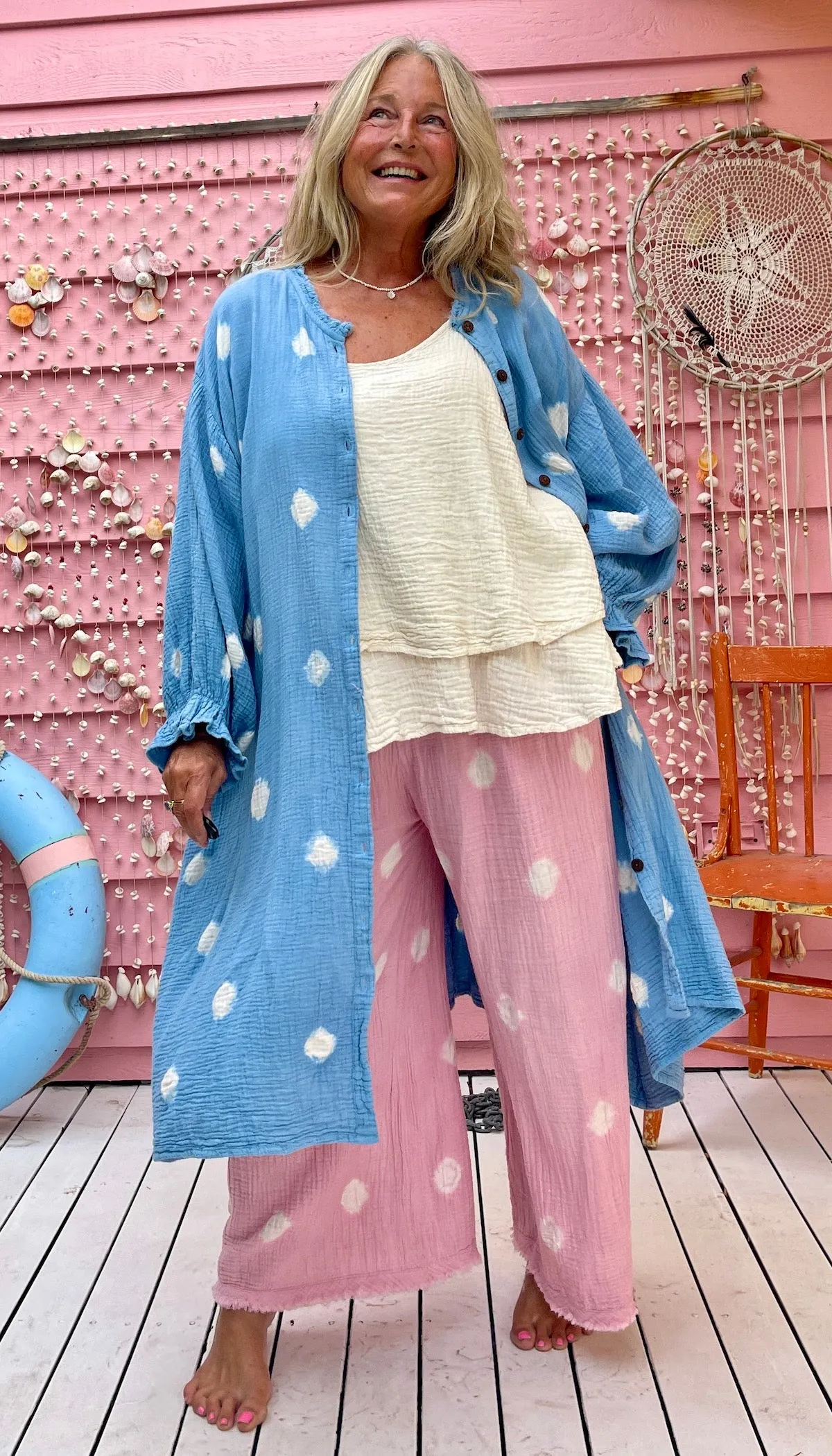 Earth Gypsy Dotty Coat Dress
