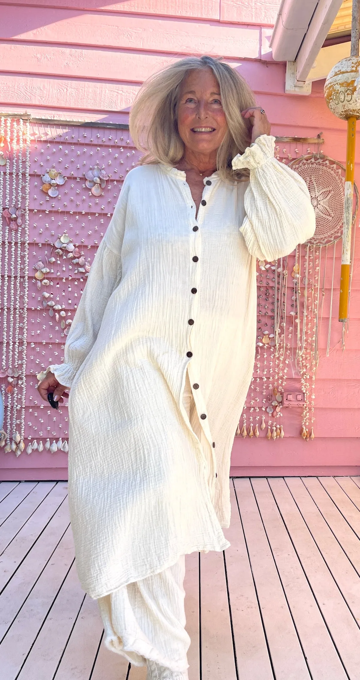 Earth Gypsy Dotty Coat Dress