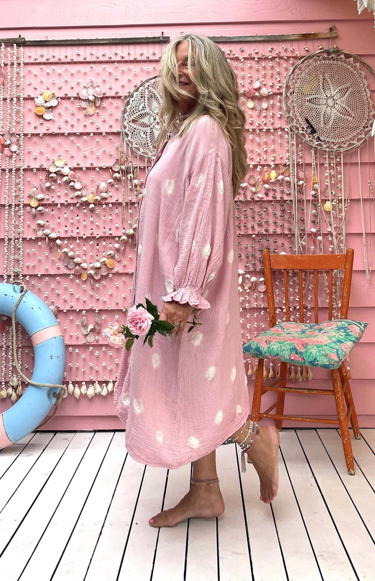 Earth Gypsy Dotty Coat Dress