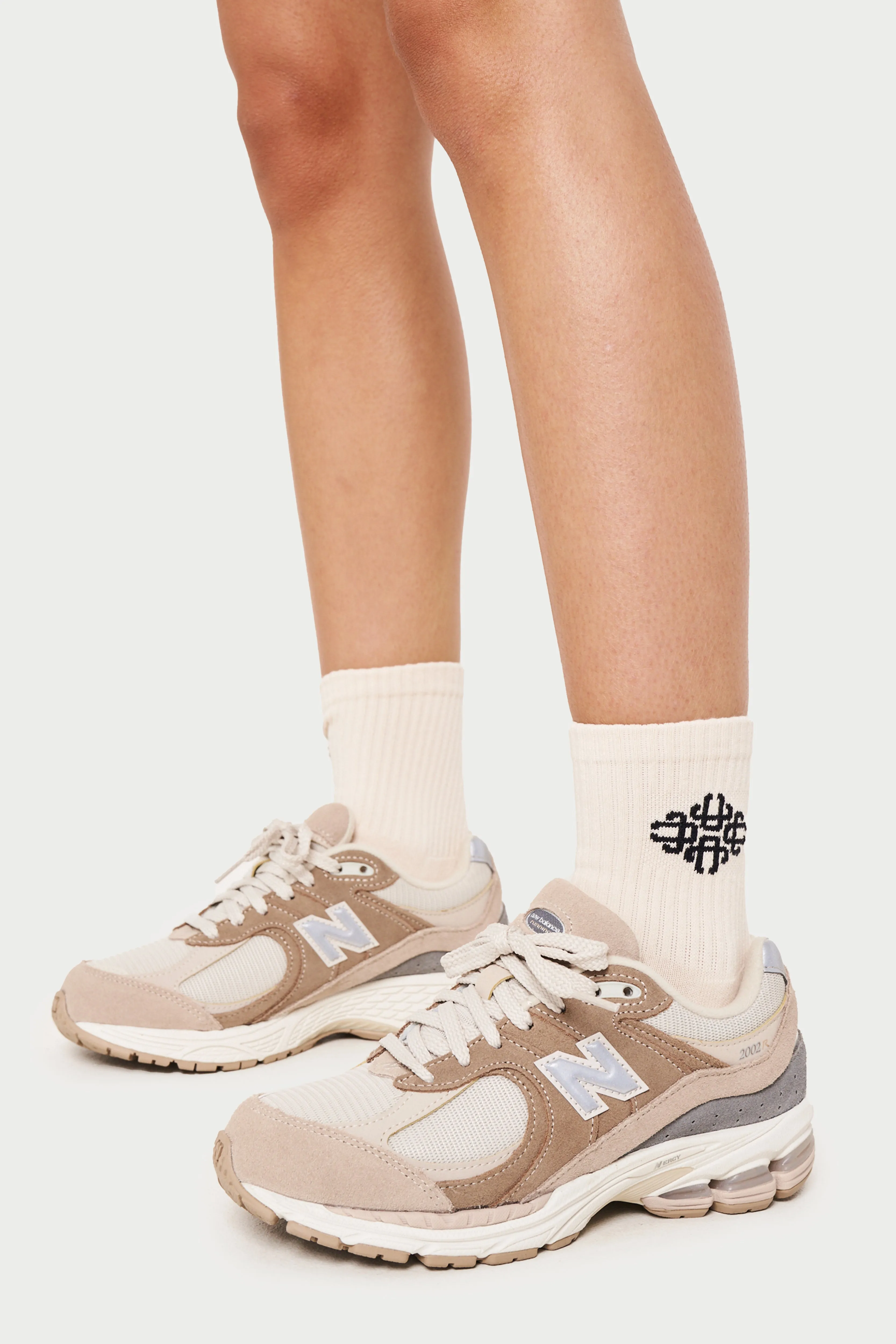 EMBLEM SPORT SOCK - CREAM