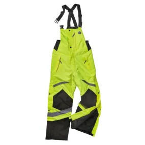 Ergodyne GloWear 8928 Class E Hi-Vis Insulated Bibs - Lime