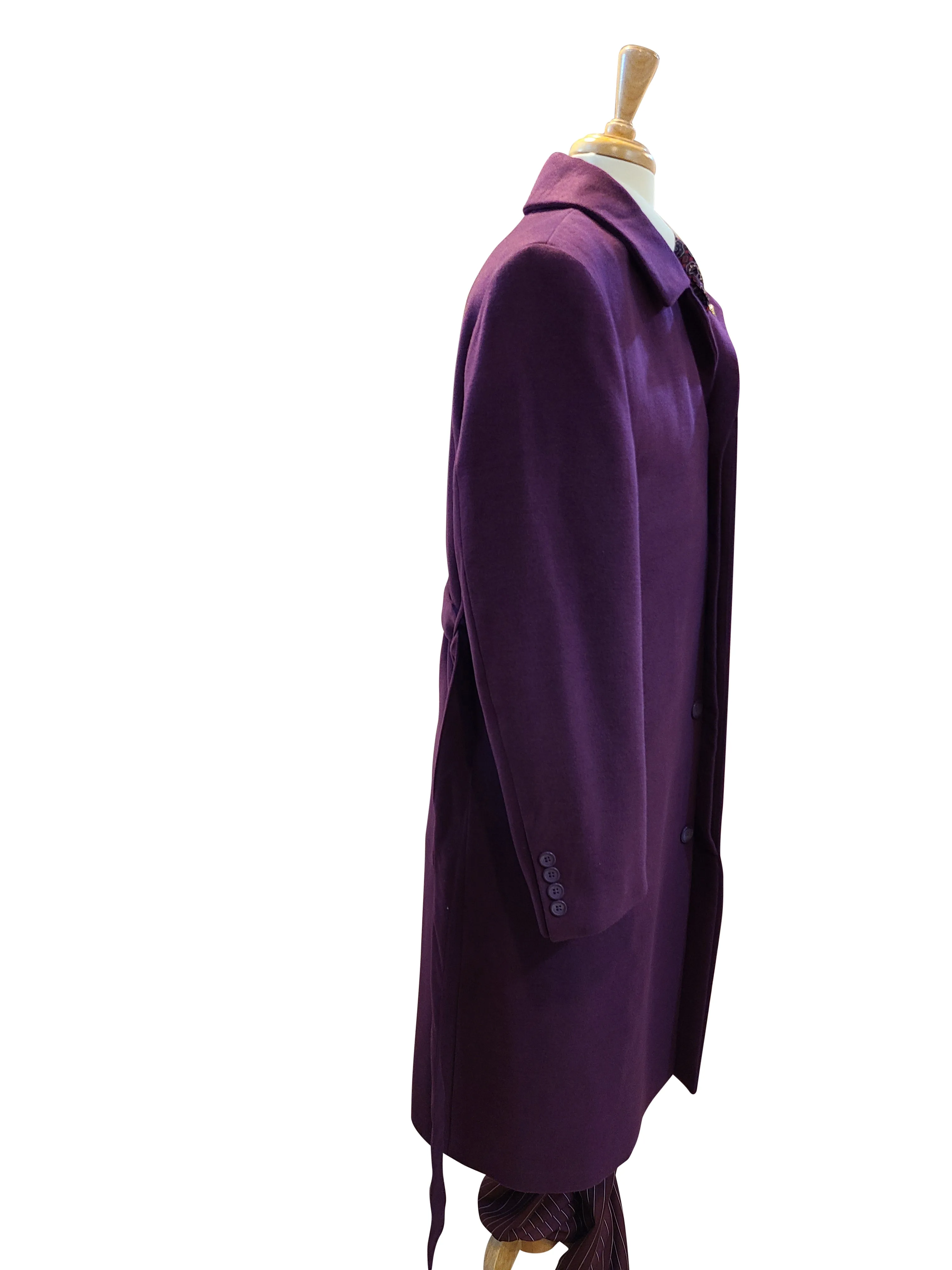 Falcone Hidden buttons Long Coat