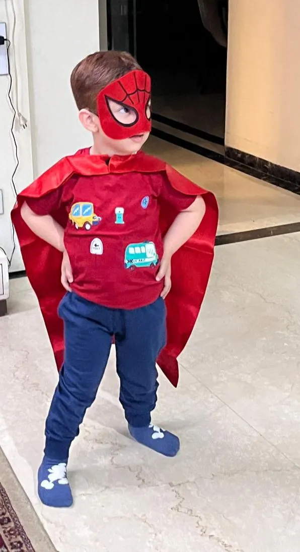 Fancydresswale Spider Man Super Hero Cape For Boys