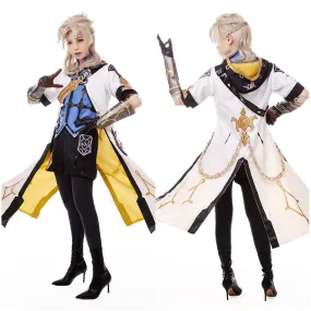 Game Genshin Impact Halloween Carnival Costume Albedo Cosplay Costume Outfits
