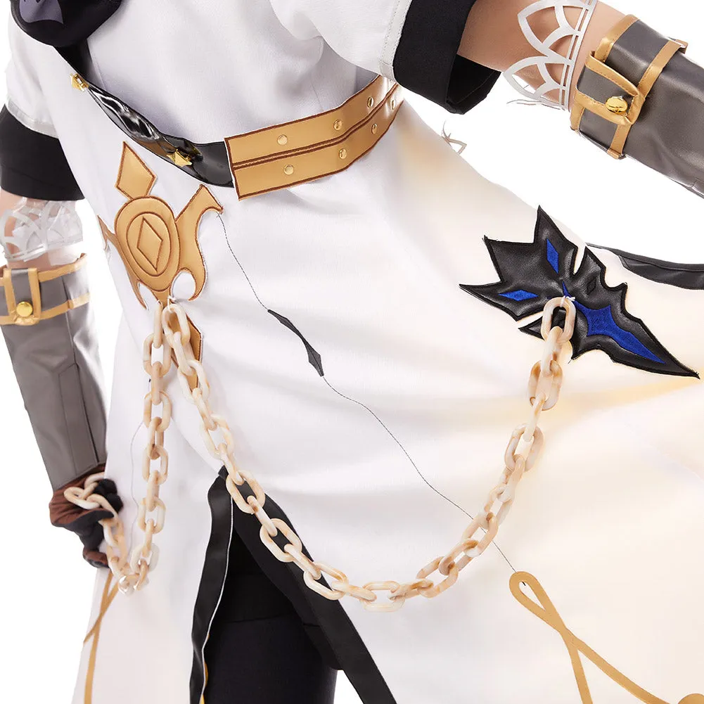 Game Genshin Impact Halloween Carnival Costume Albedo Cosplay Costume Outfits