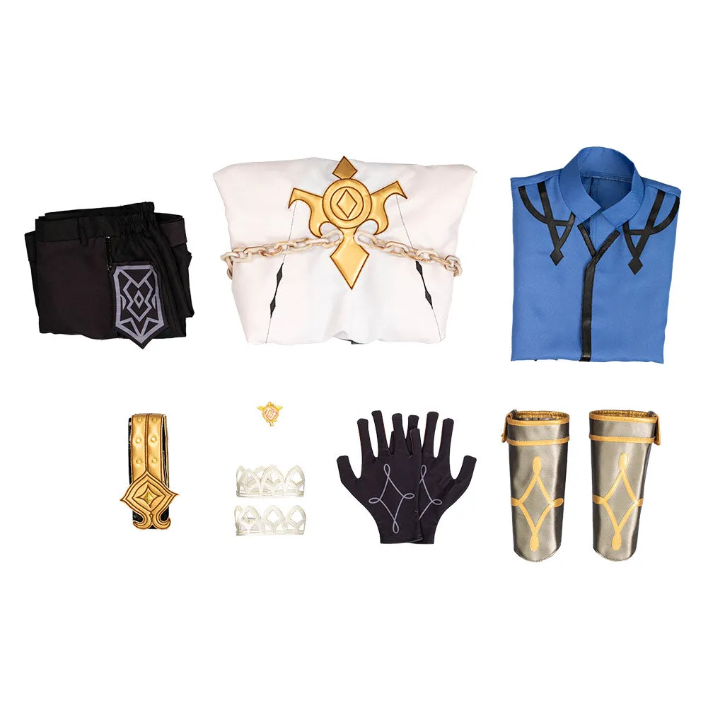 Game Genshin Impact Halloween Carnival Costume Albedo Cosplay Costume Outfits
