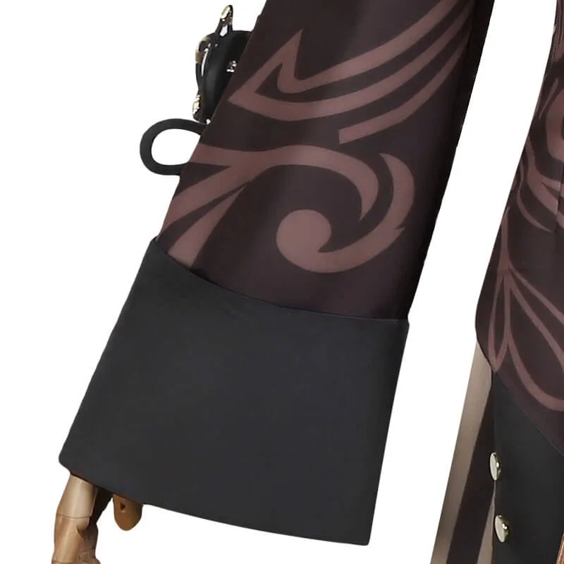 Game Genshin Impact Hu Tao Cosplay Costume Full Set Halloween Outfit