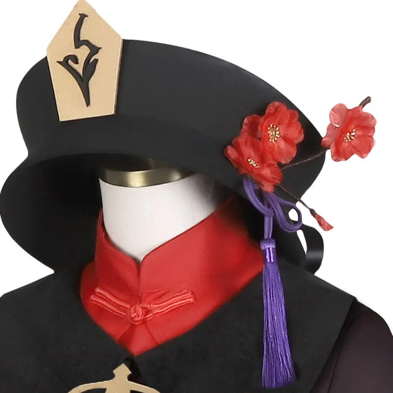 Game Genshin Impact Hu Tao Cosplay Costume Full Set Halloween Outfit