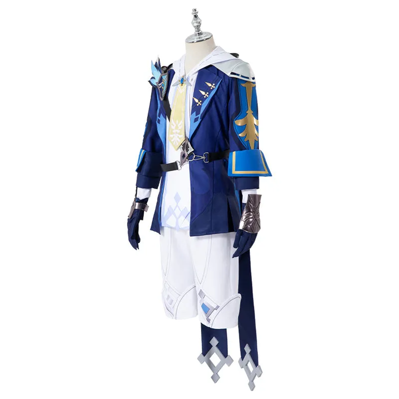 Game Genshin Impact Mika Cosplay Costume Anime Men Uniform Halloween Event Suit