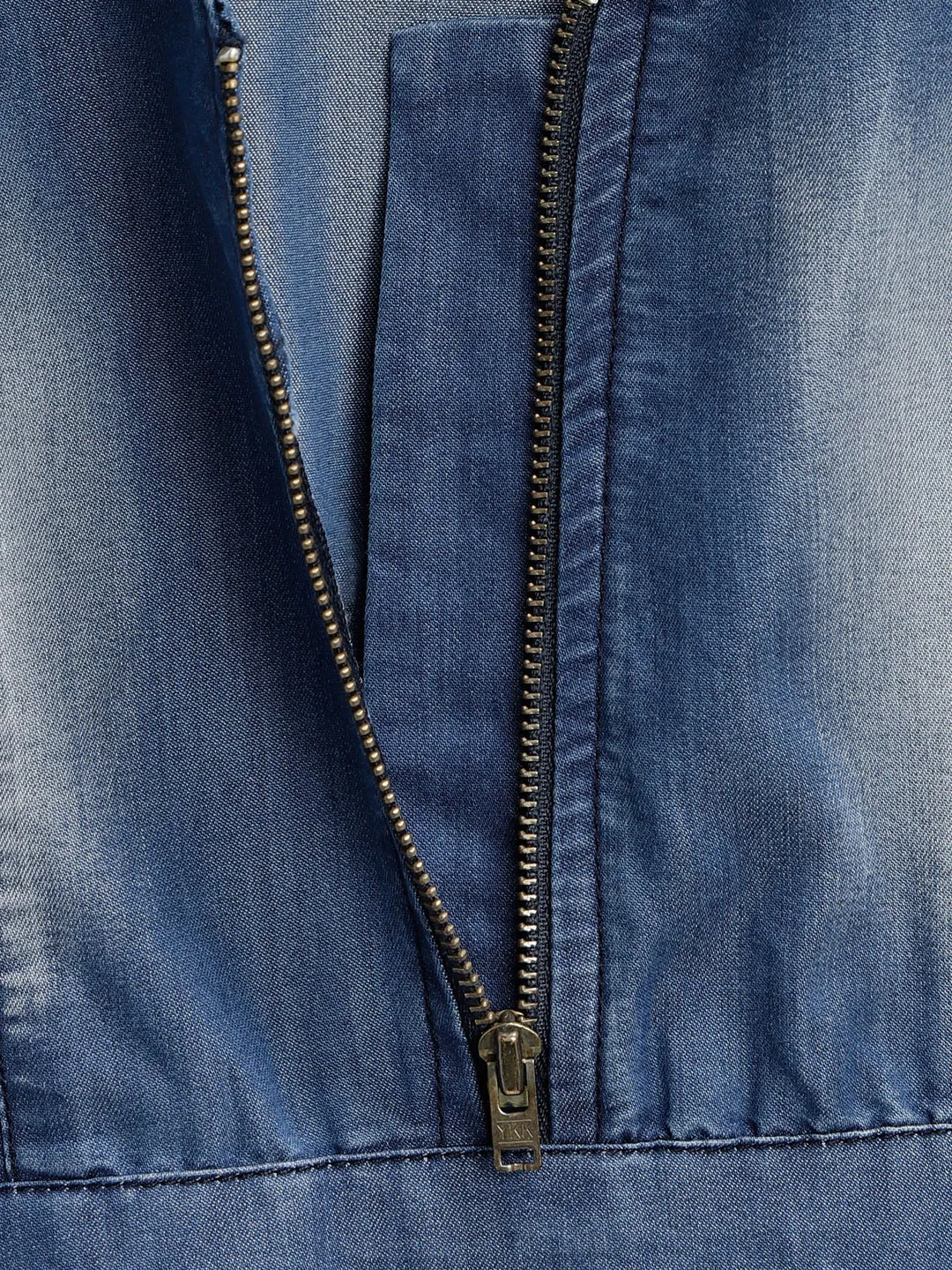 Gilr's Denim Dark Blue Wash Jumpsuit - StyleStone Kid