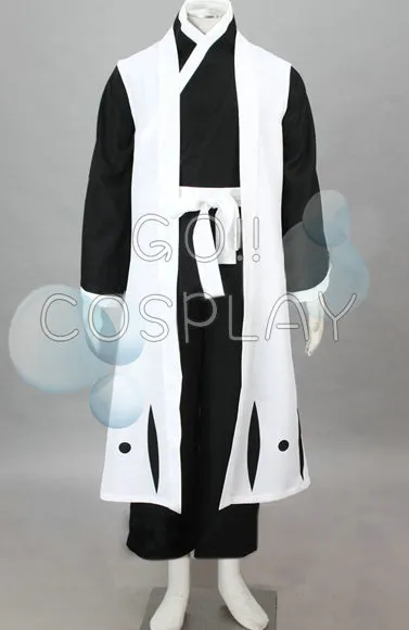 Gin Ichimaru Shinigami Uniform Bleach Cosplay