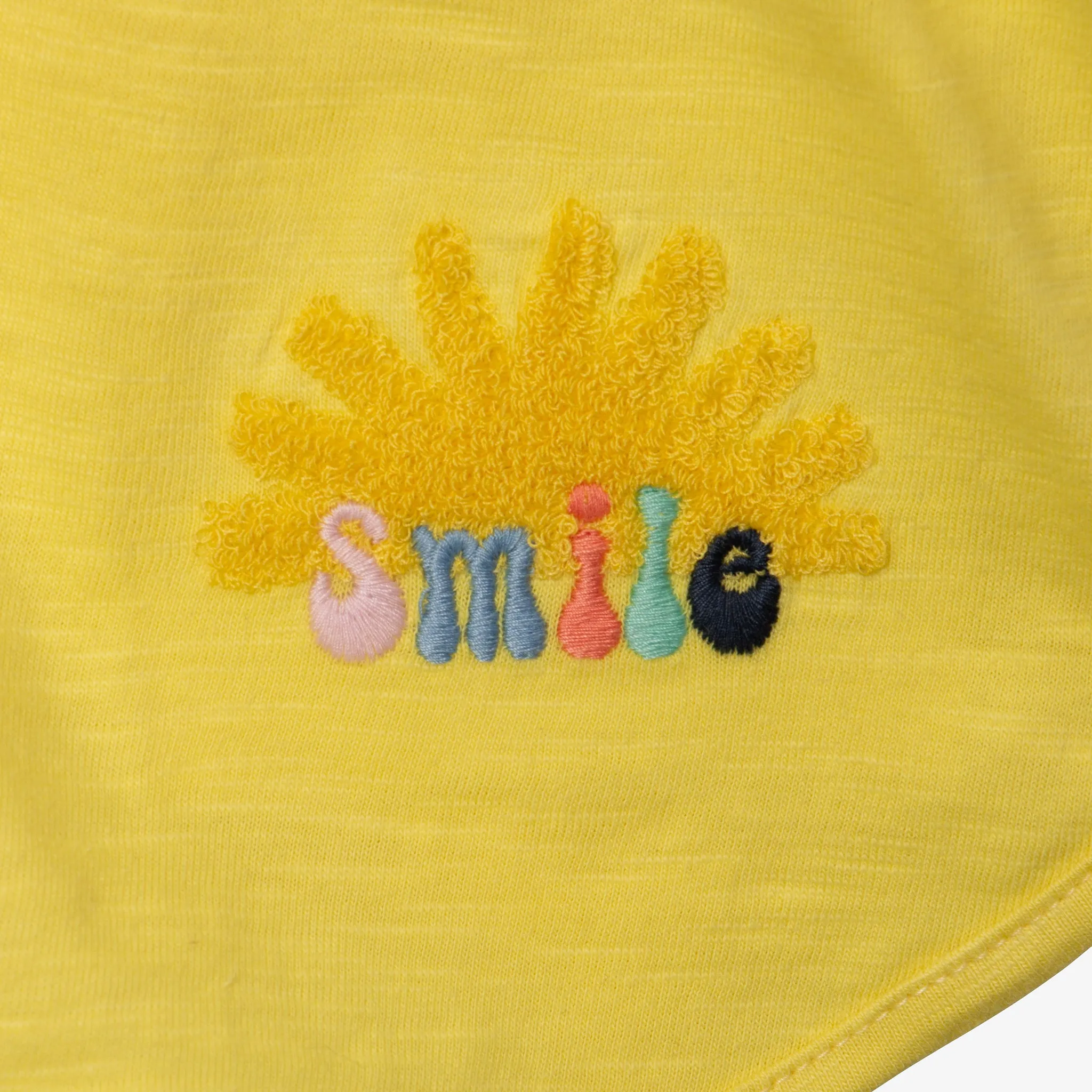Girls' yellow jumpsuit