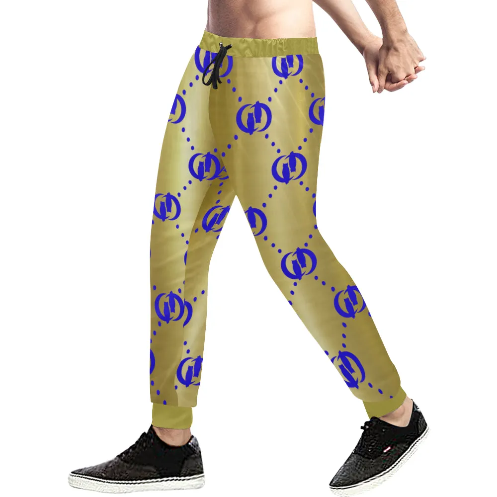 GOLDEN BLUELIGHT TRIANGLE Men's Sweatpants