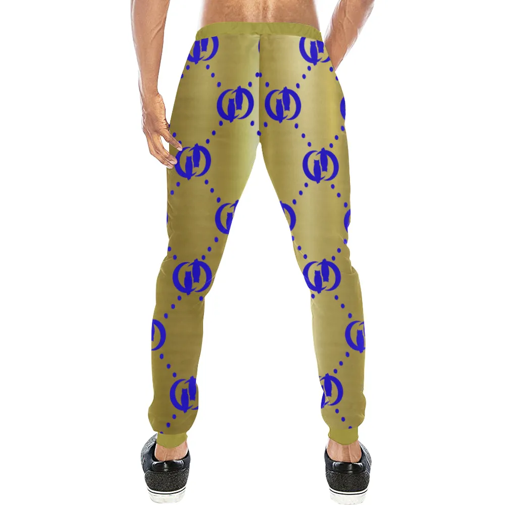 GOLDEN BLUELIGHT TRIANGLE Men's Sweatpants