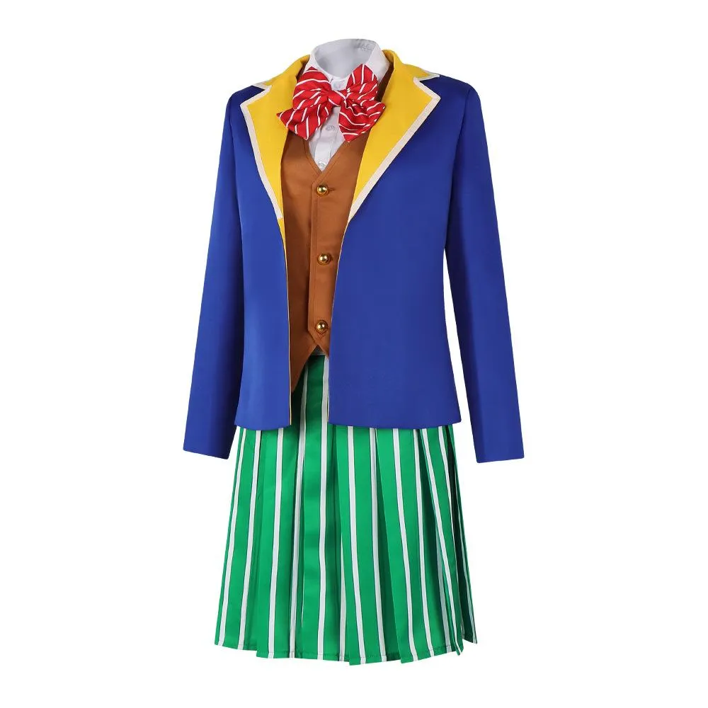 Happy Sugar Life Matsuzaka Satō Cosplay Costume JK Campus Uniform for Halloween and Dance Parties