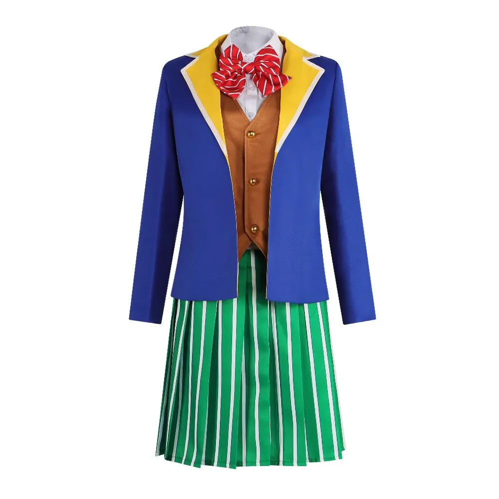 Happy Sugar Life Matsuzaka Satō Cosplay Costume JK Campus Uniform for Halloween and Dance Parties