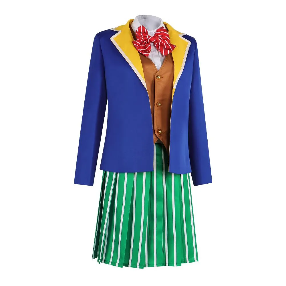 Happy Sugar Life Matsuzaka Satō Cosplay Costume JK Campus Uniform for Halloween and Dance Parties