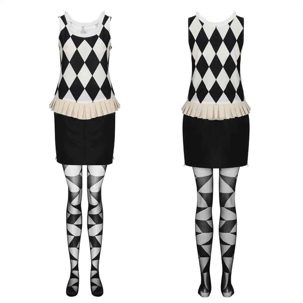 Harley Quinn Lady Gaga Cosplay Costume Joker 2: Folie a Deux (Ready to Ship)