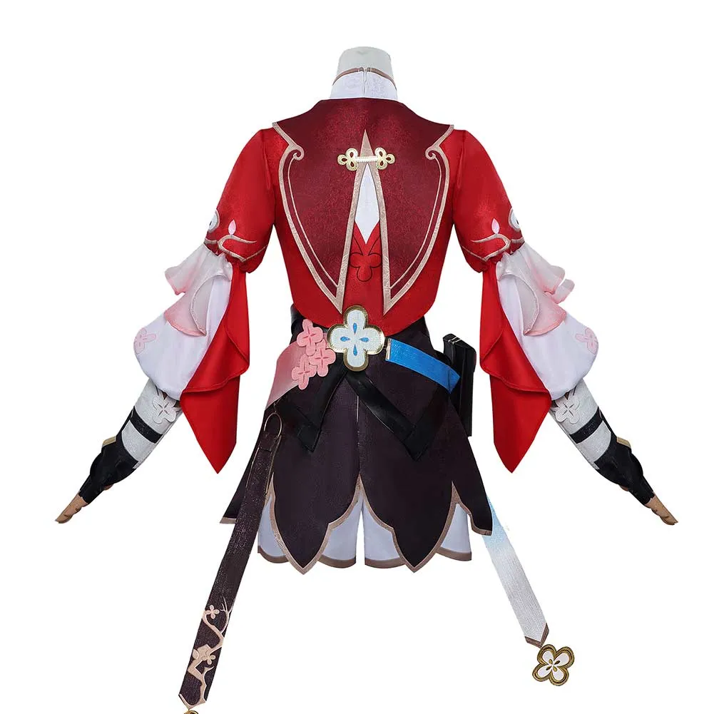 Honkai: Star Rail March 7th Women Red Dress Outfit Party Carnival Halloween Cosplay Costume