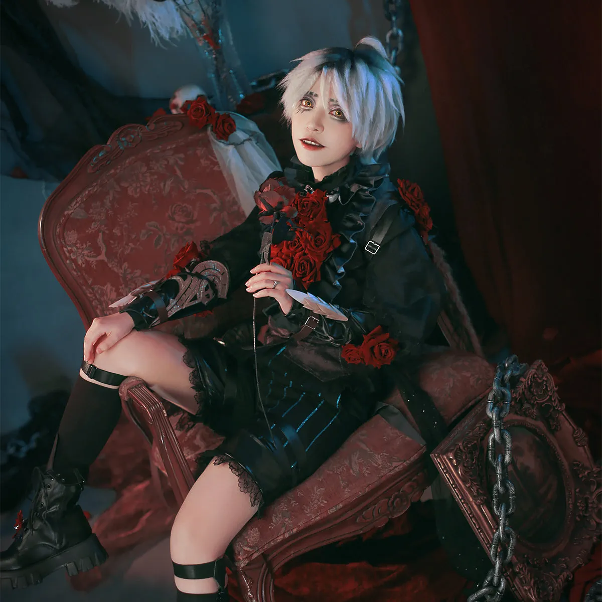 Identity V Everlasting Night Patient Emil Luminary Cosplay Costume