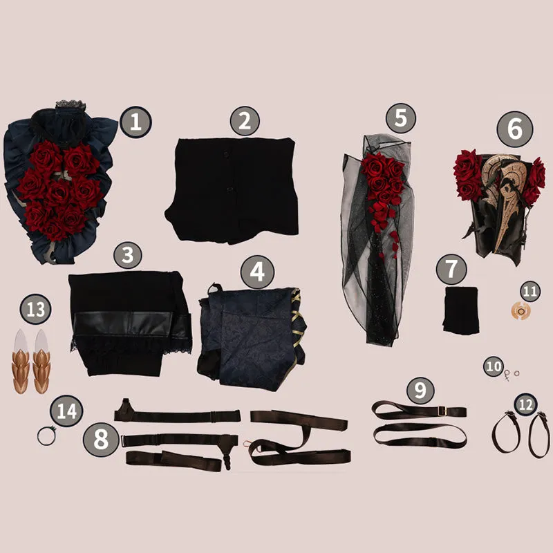 Identity V Everlasting Night Patient Emil Luminary Cosplay Costume