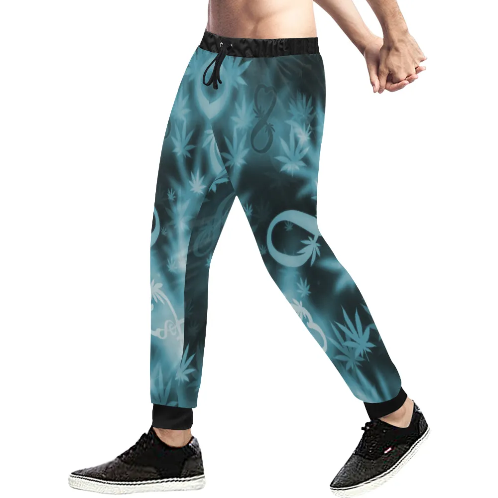 INFINITY BLUE COSMOS Men's Sweatpants