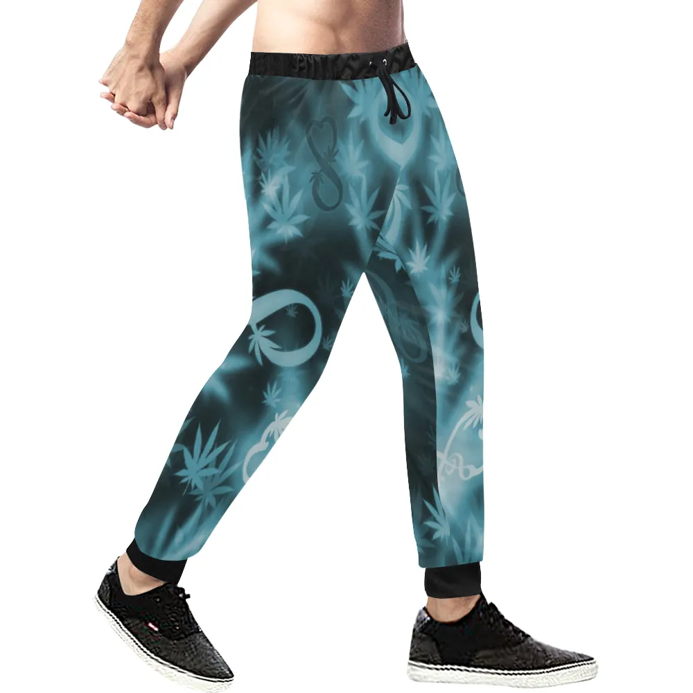 INFINITY BLUE COSMOS Men's Sweatpants