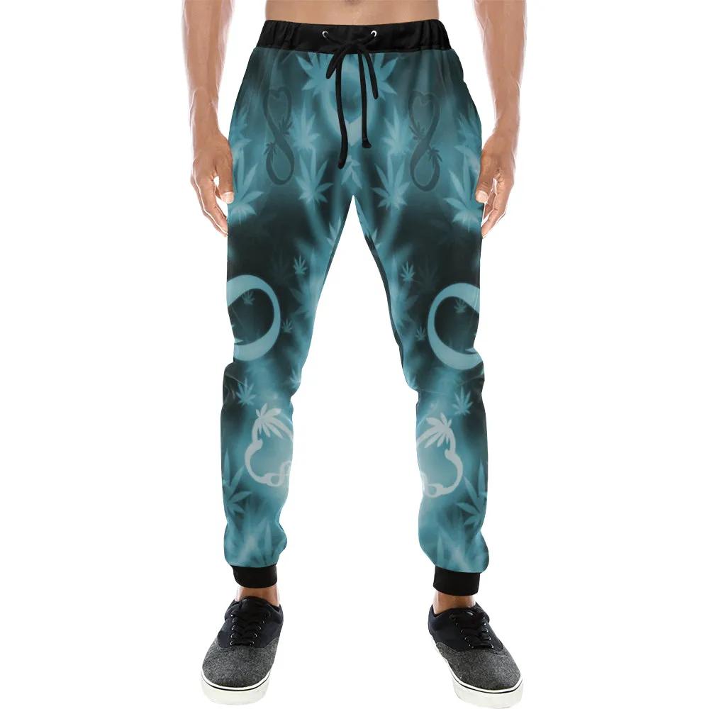 INFINITY BLUE COSMOS Men's Sweatpants