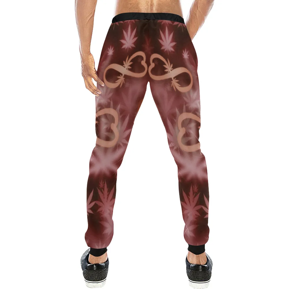 INFINITY RED COSMOS Men's Sweatpants