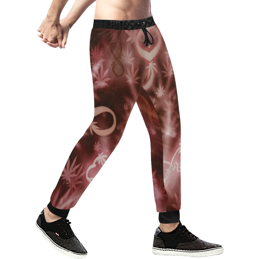 INFINITY RED COSMOS Men's Sweatpants