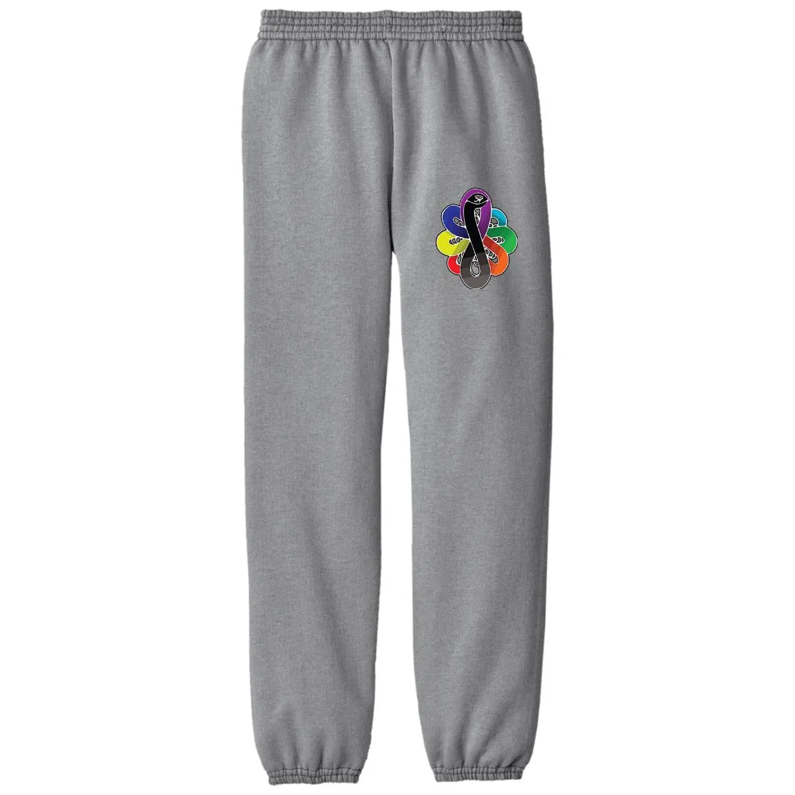 Infinity Snake of B-Mwelo(chakra) Youth Fleece Pants