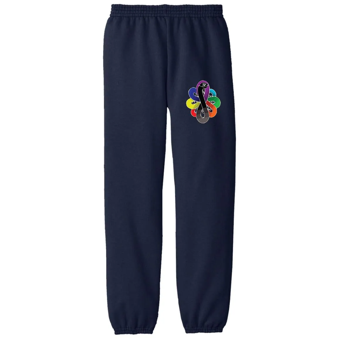 Infinity Snake of B-Mwelo(chakra) Youth Fleece Pants